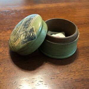 Vintage Wooden Trinket Box